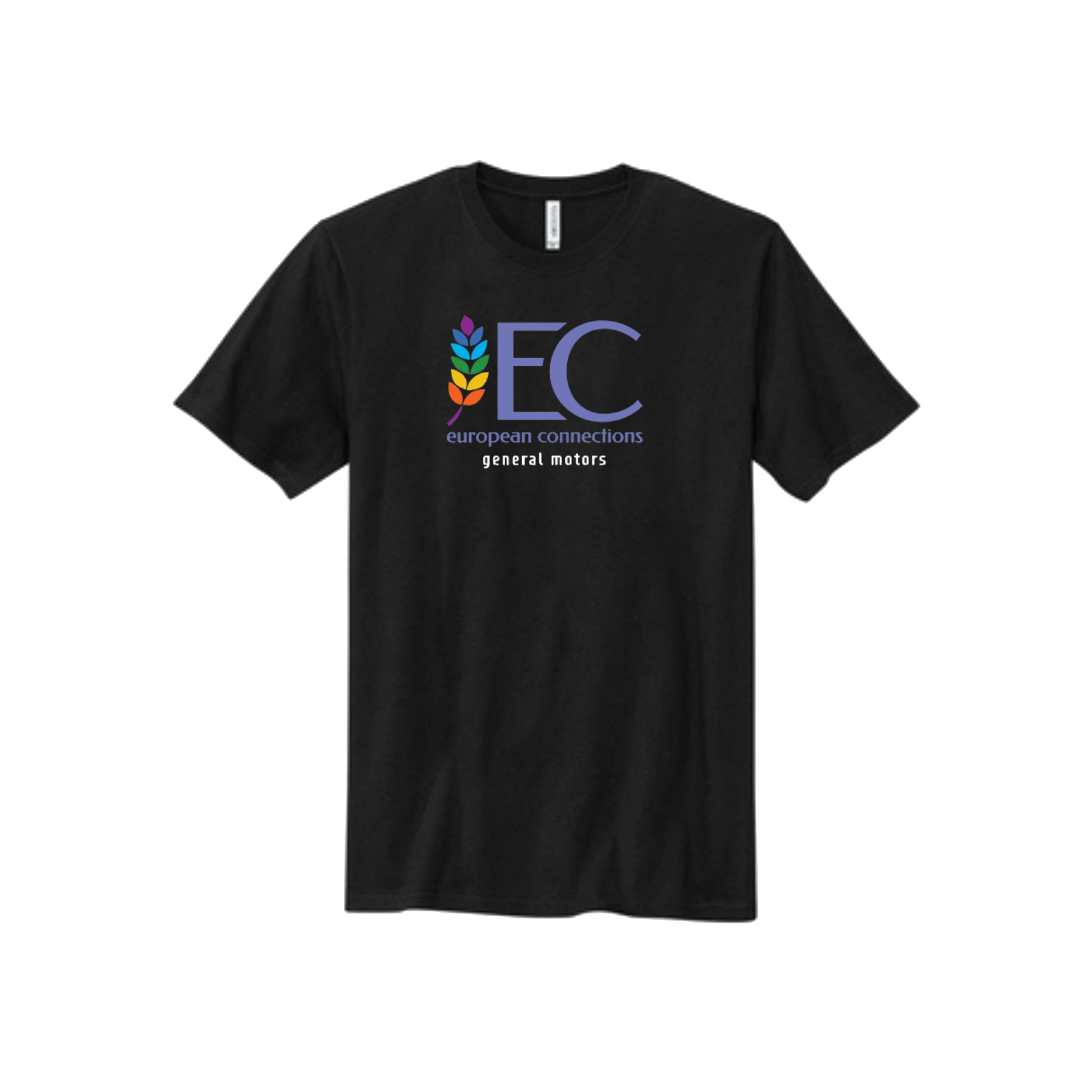 Black GM European Connections ERG USA Made T-Shirt