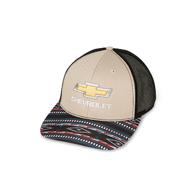 Dark Slate Gray Chevrolet Gold Bowtie Southwest Cap