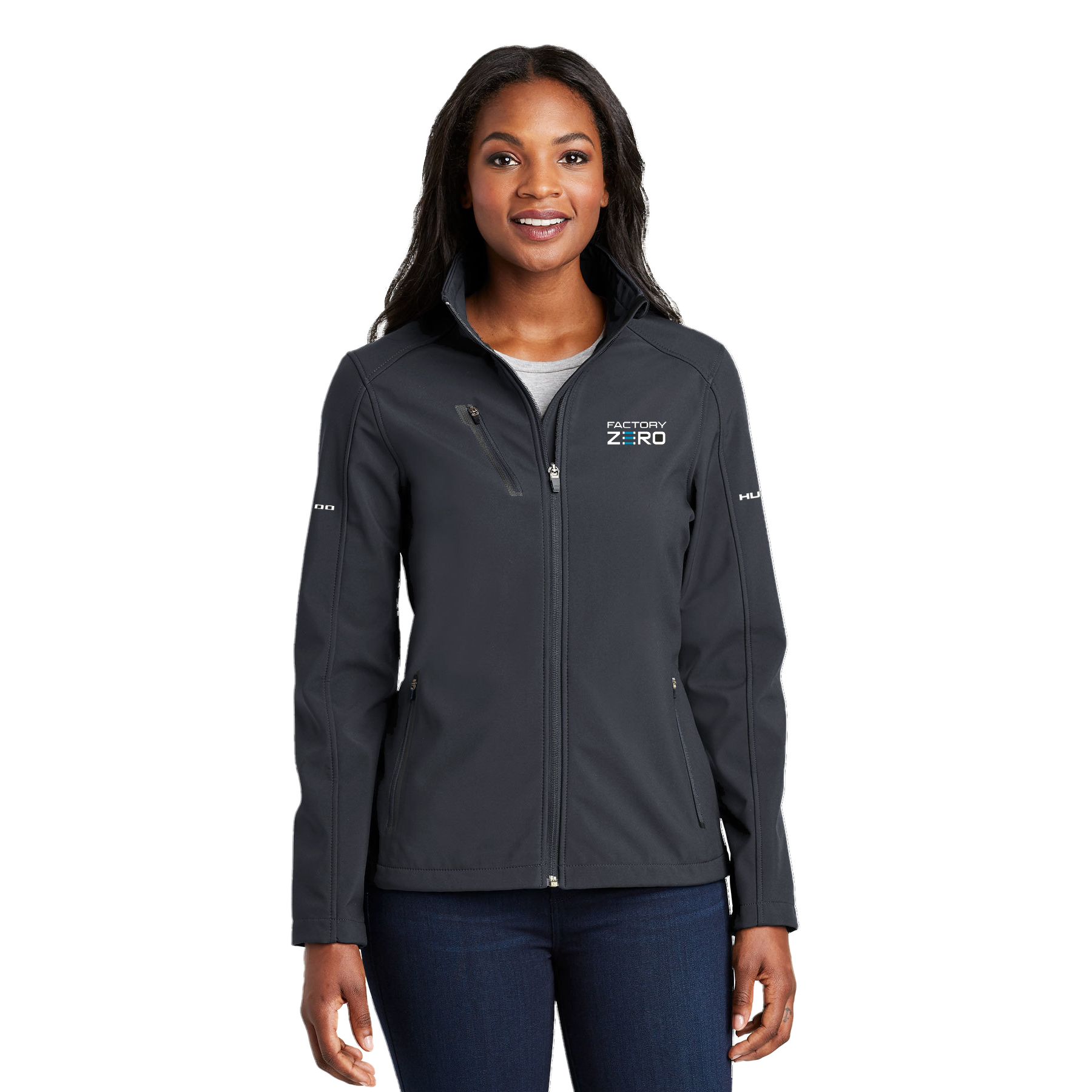Dark Slate Gray HUMMER EV SILVERADO Ladies'  Factory Zero Shell Jacket