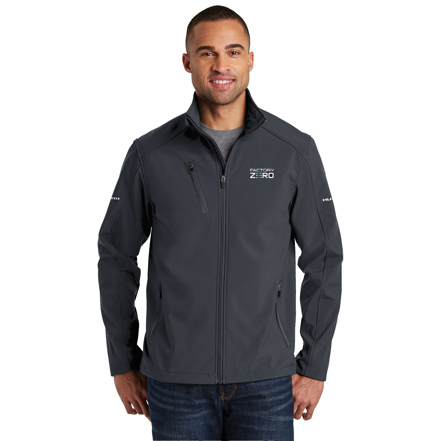 Dark Slate Gray HUMMER EV / Silverado EV Factory Zero Mens Welded Soft Shell Jacket