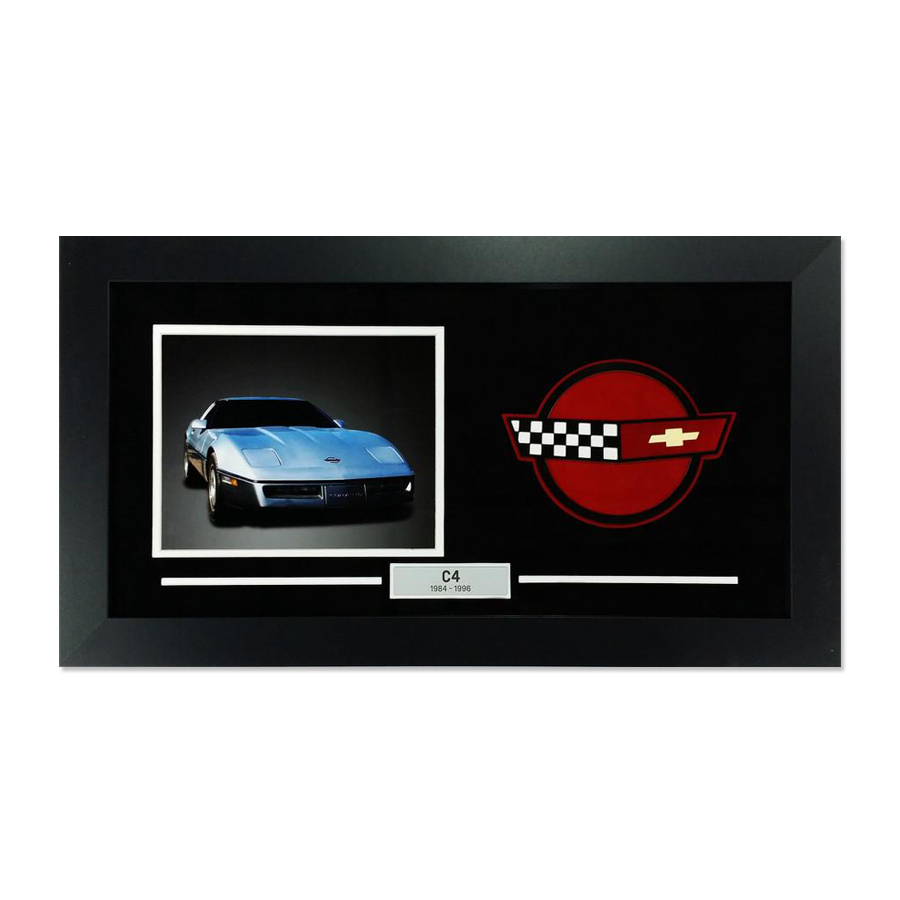 Black C4 Corvette "Frame Your Own" Picture Frame