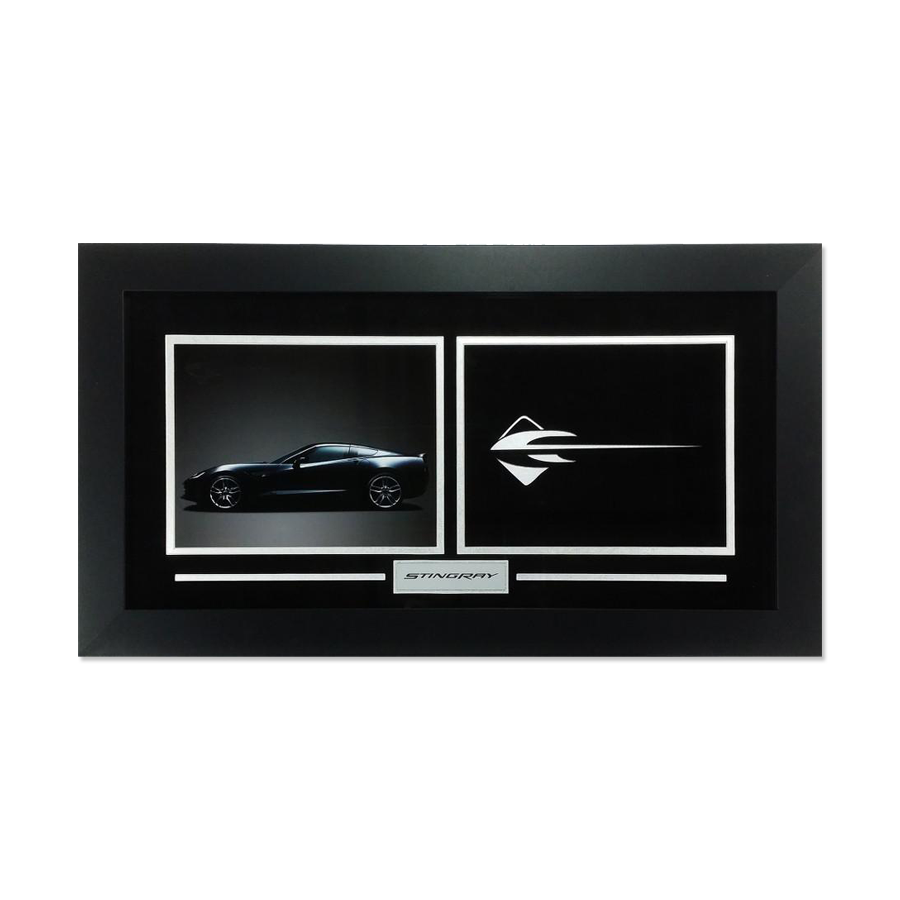 Black C7 Stingray Corvette "Frame Your Own" Picture Frame