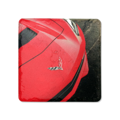 C7 Corvette Red Picture Stone Coaster