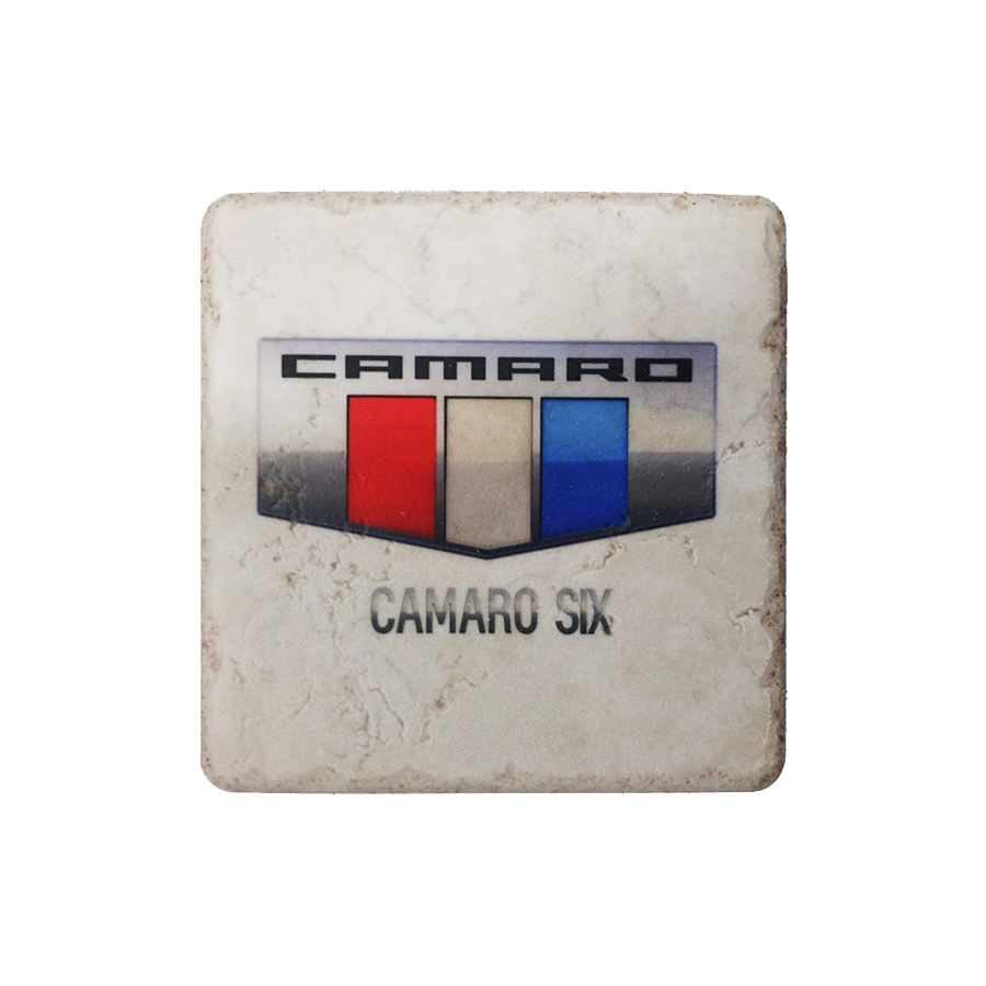 Gray Camaro Six Coaster