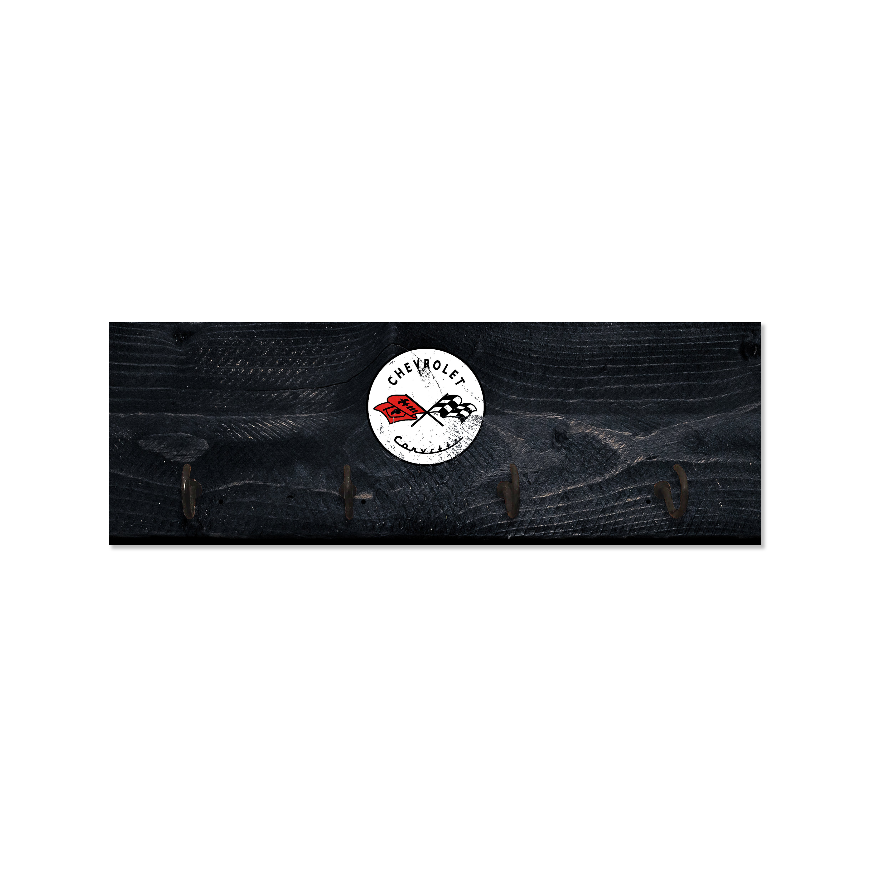 Black Corvette C1 Wooden MDF Key Rack