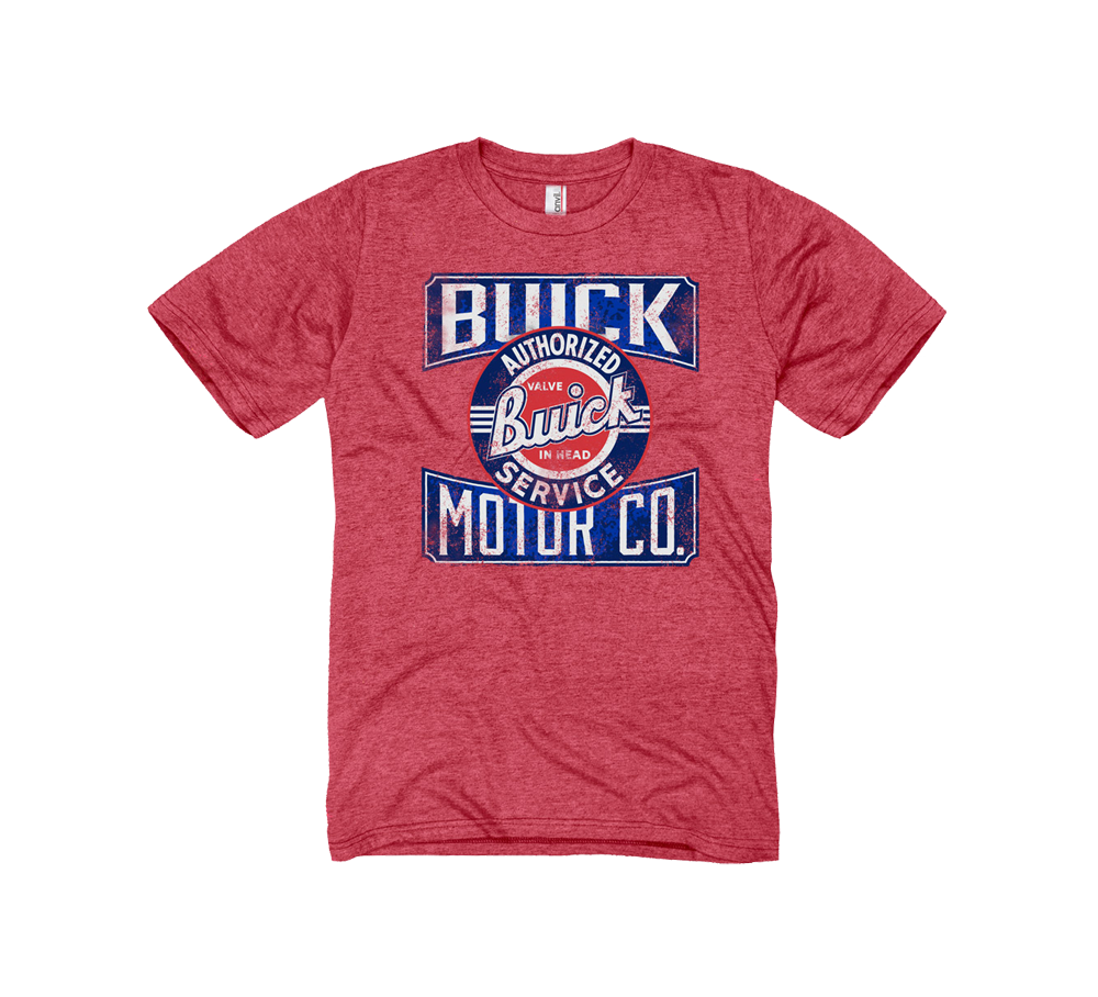 Maroon Buick "Authorized Service" T-Shirt