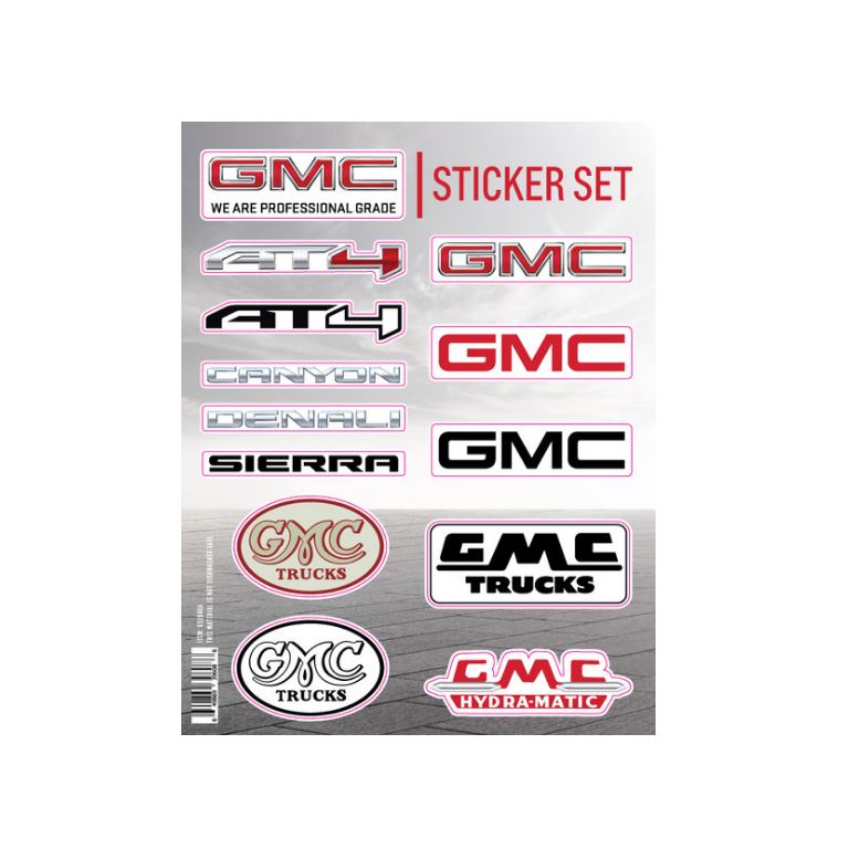 GMC Sticker Set