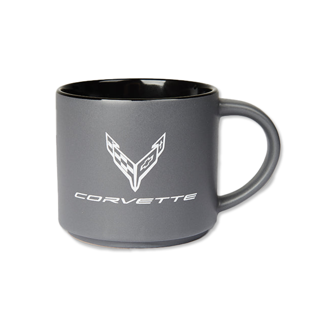 Slate Gray Corvette C8 16oz Coffee Mug