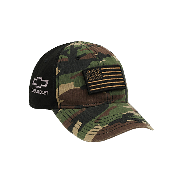 Chevrolet Bowtie Tactical Cap With Flag Patch