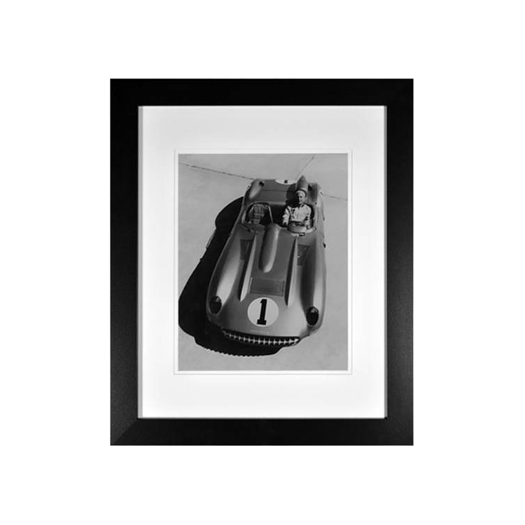 Black Framed Historic C1 Corvette SS Race Car Print