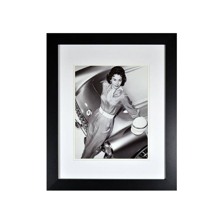 Black Framed Historic C1 Corvette Print