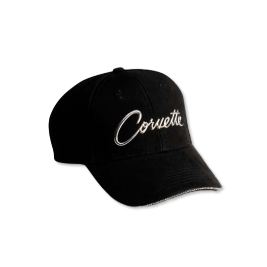 Black Corvette Liquid Metal Cap