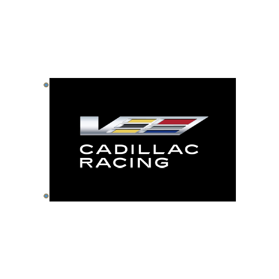 Black Cadillac Racing Flag - 2' x 3'