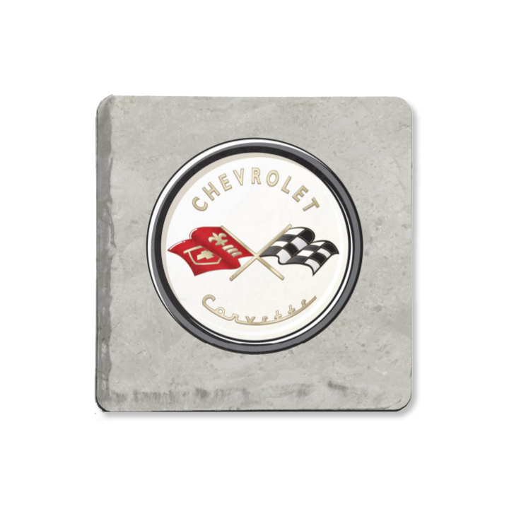 Corvette C1 Logo Coaster