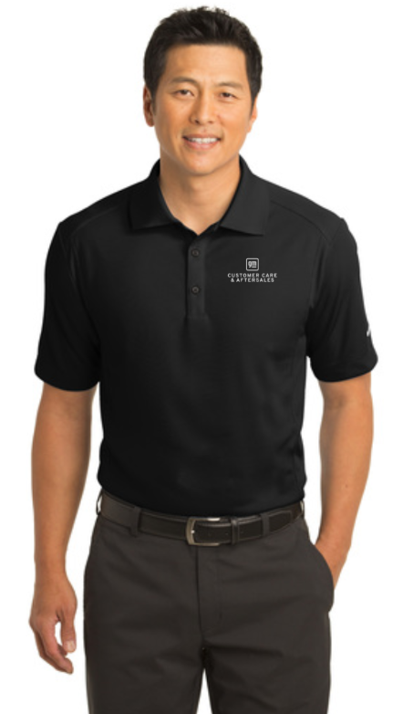 Black GM Customer Care & Aftersales Nike Dri-FIT Polo
