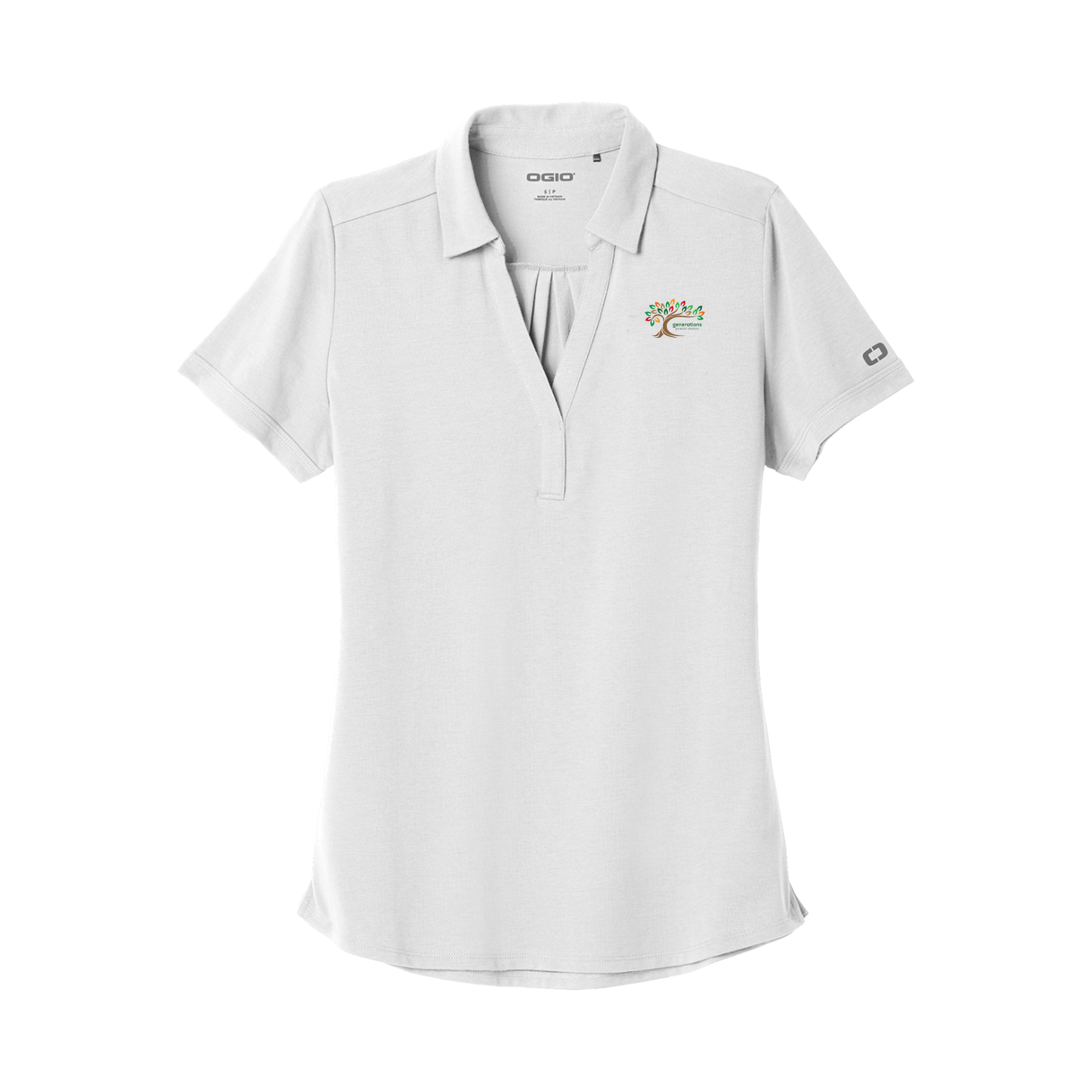 Light Gray GM generations ERG Women's OGIO Polo