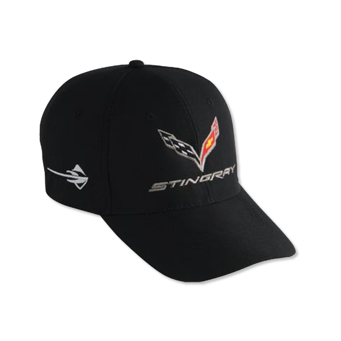 Black Corvette C7 Stingray StayDry Cap