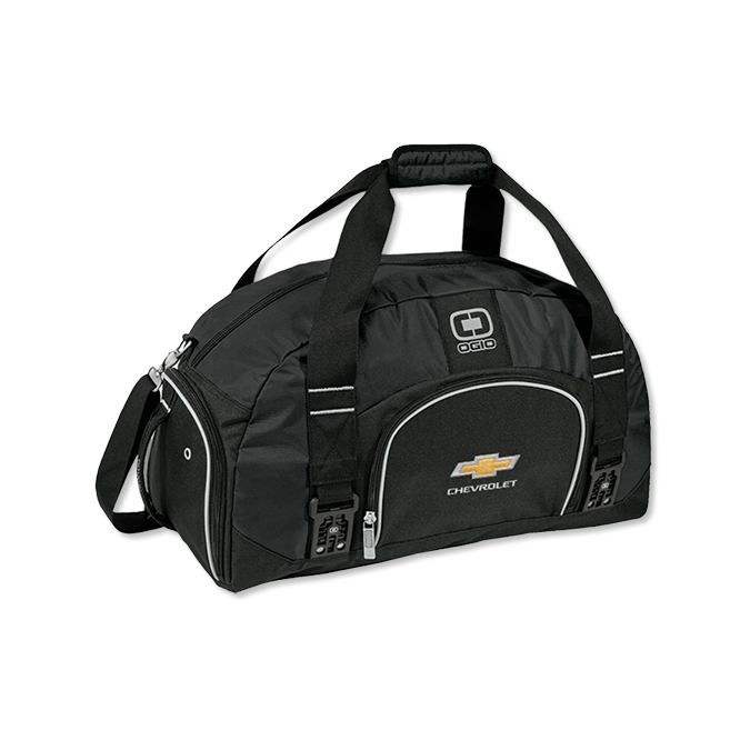Chevrolet OGIO Big Black Dome Duffle Bag GM Company Store