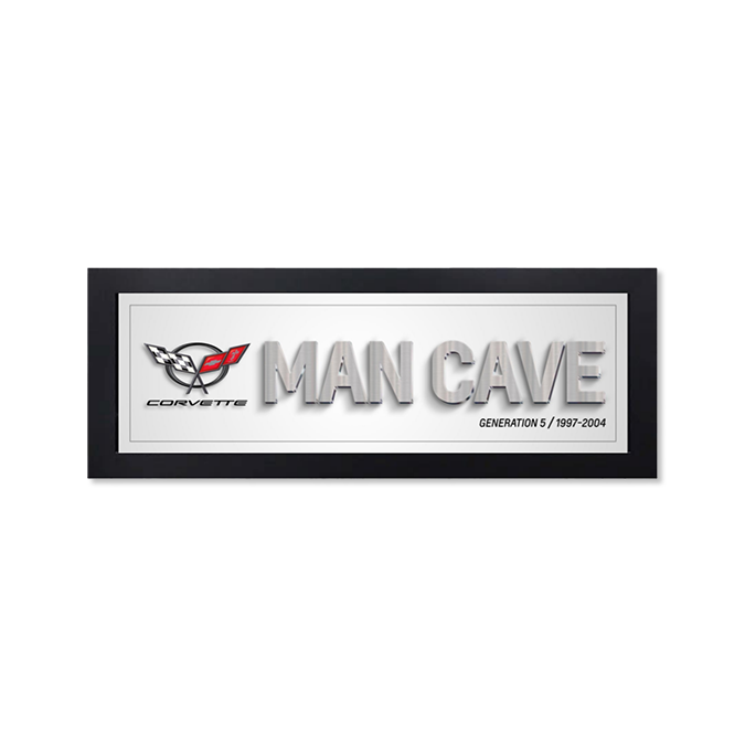 Corvette Generation 5 Man Cave Framed Art