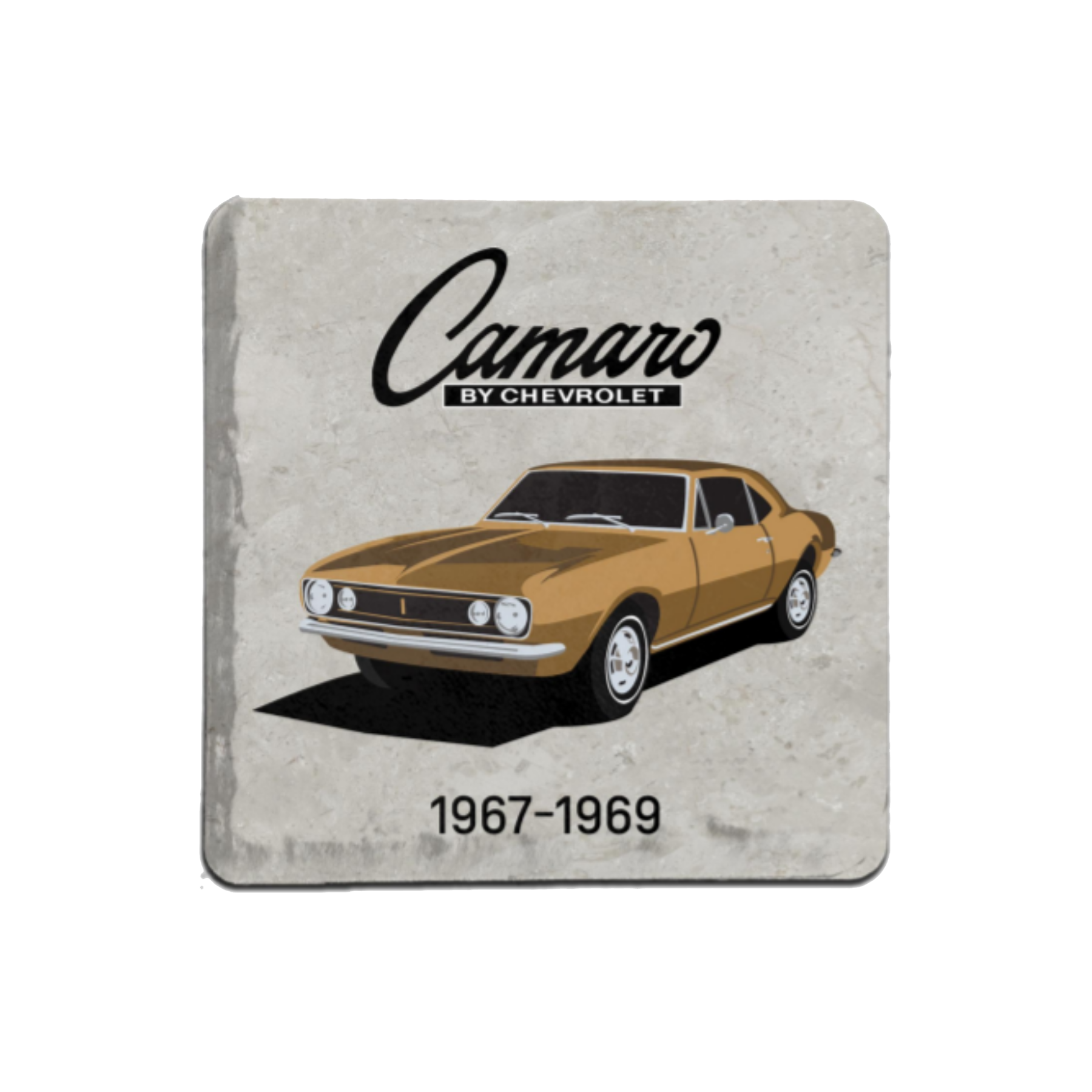 Gray Camaro 1967-1969 Stone Coaster
