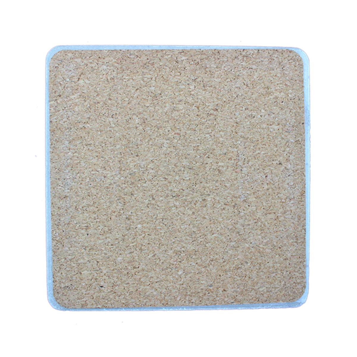 Dark Gray ZO6 Supercharged Logo Tile Coaster