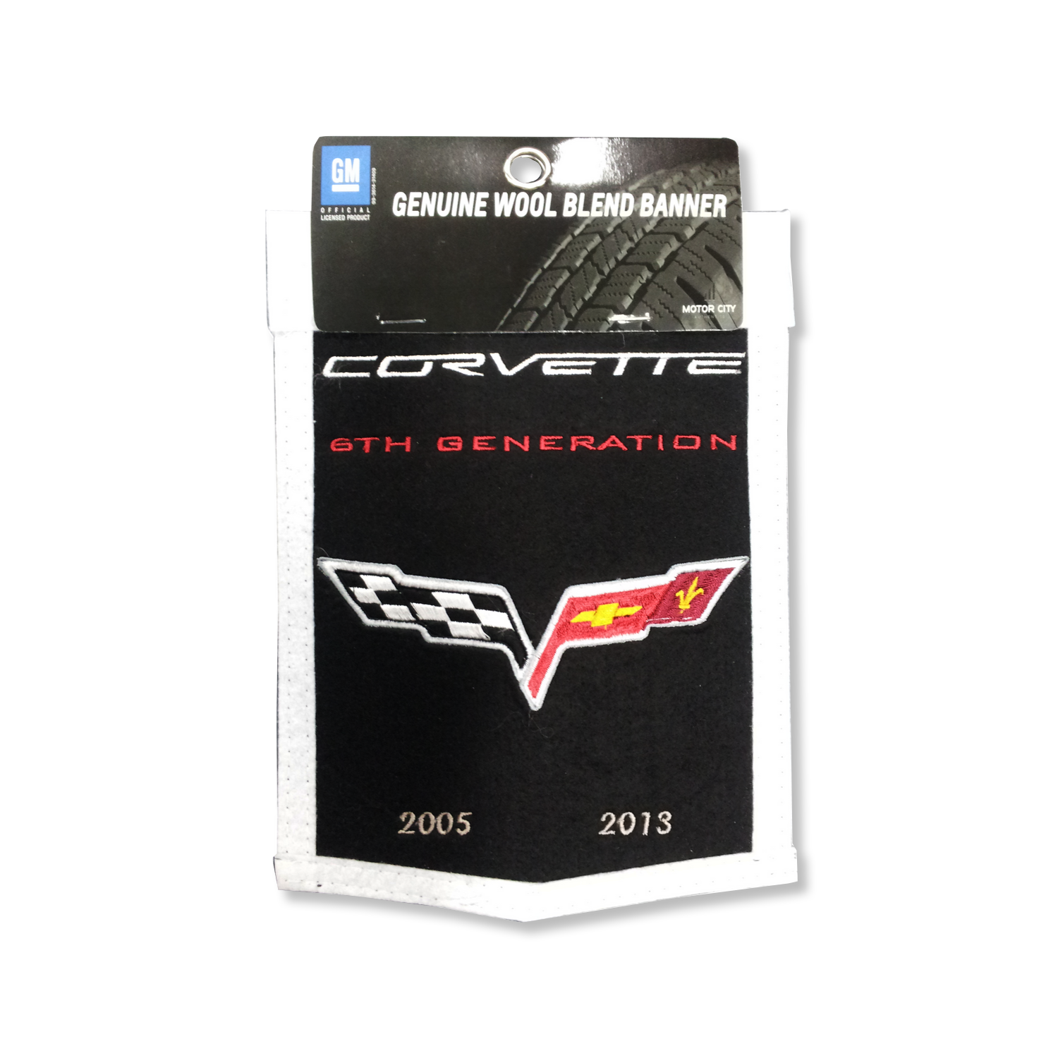 Black Corvette C6 Mini Banner