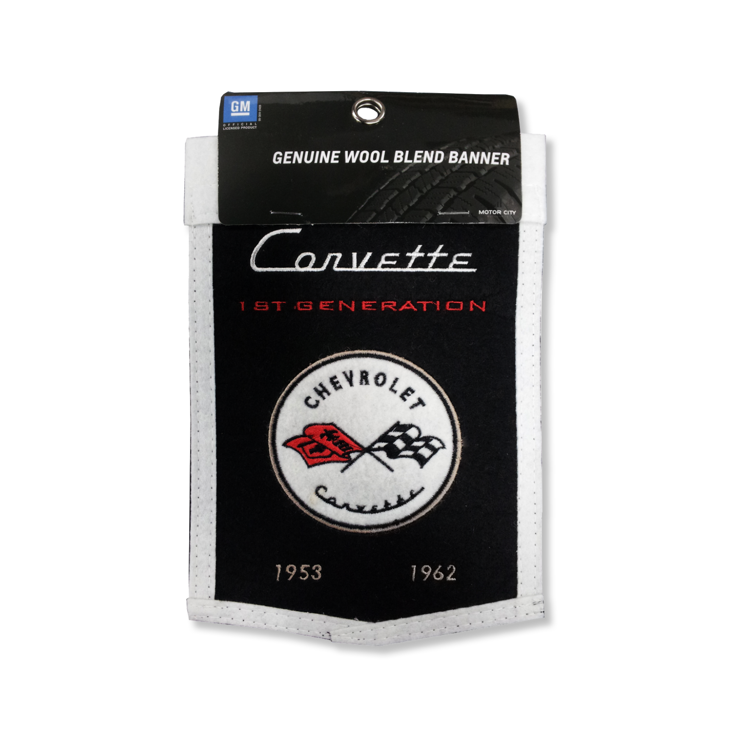 Black Corvette C1 Mini Banner