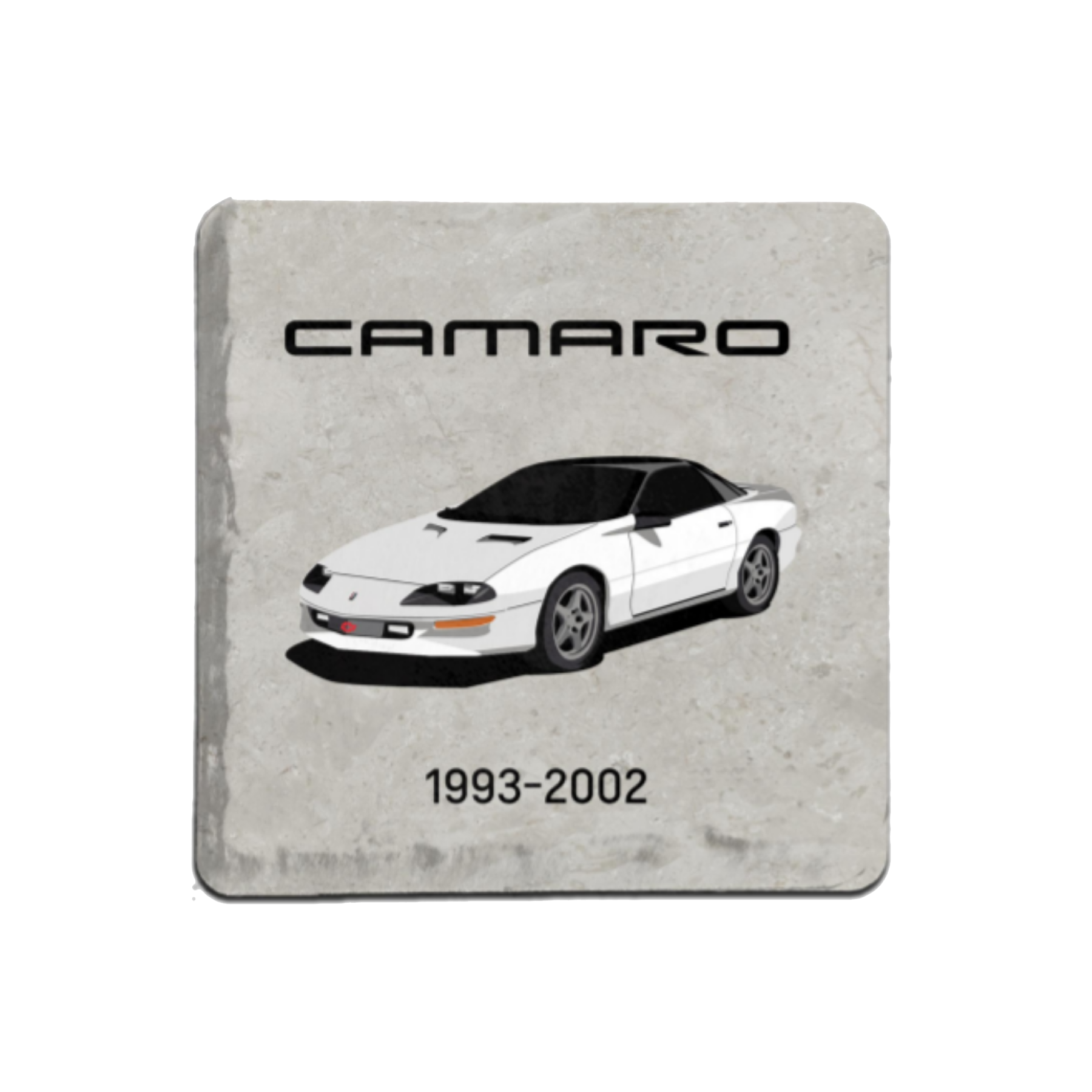 Gray Camaro 1993-2002 Stone Coaster