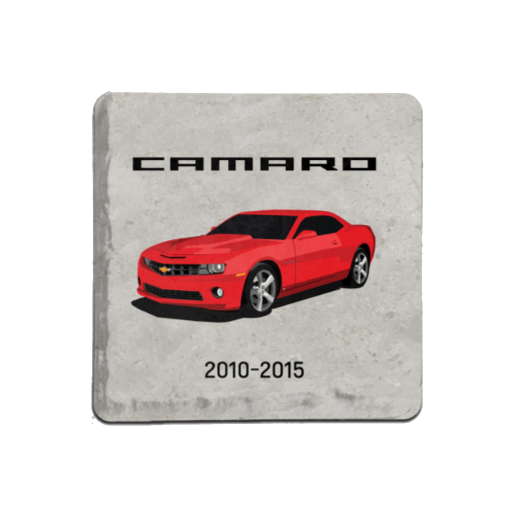 Gray Camaro 2010-2015 Stone Coaster
