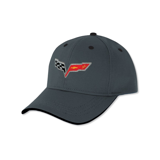 Dark Slate Gray Corvette C6 Heritage Cap 2005 - 2013