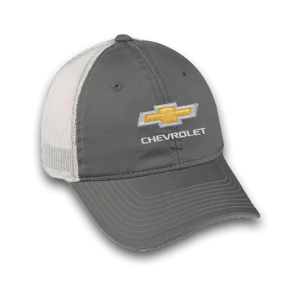 Dim Gray Chevrolet Unstructured Mesh Cap