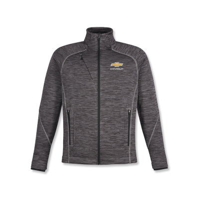 Dark Slate Gray Men's Chevrolet Bonded Fleece Jacket
