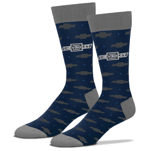Dark Slate Gray Chevrolet Heritage Crew Socks