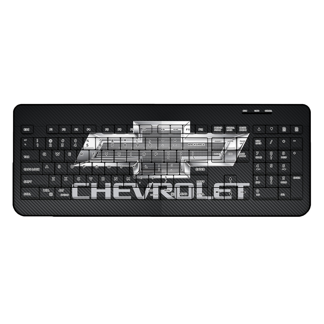 Chevrolet Carbon Fiber Wireless Keyboard