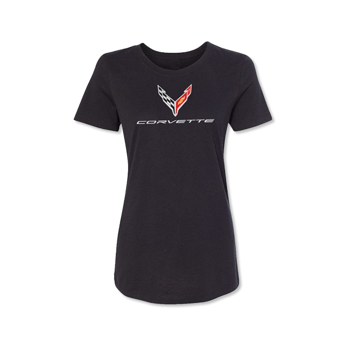 Dark Slate Gray Corvette C8 Women's Signature Tee