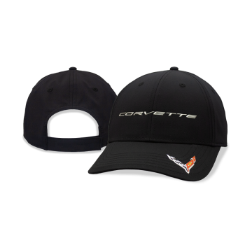 Black Corvette C8 Metallic Cap