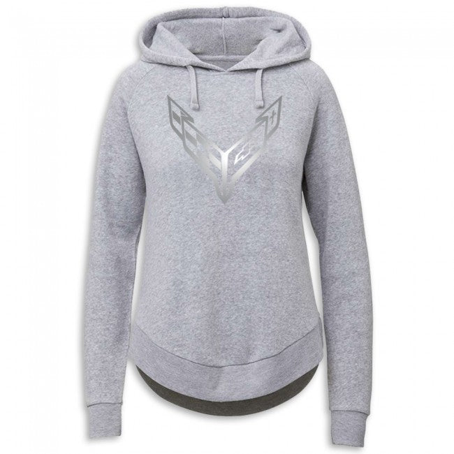 Dark Gray Corvette C8 Reflect Hooded Pullover