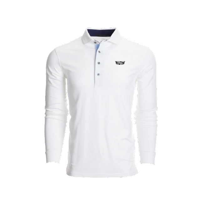 Lavender Cadillac Men's Long Sleeve Polo