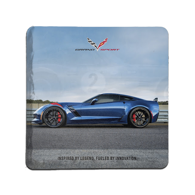 Corvette Grand Sport Inspired Stone Tile Coaster