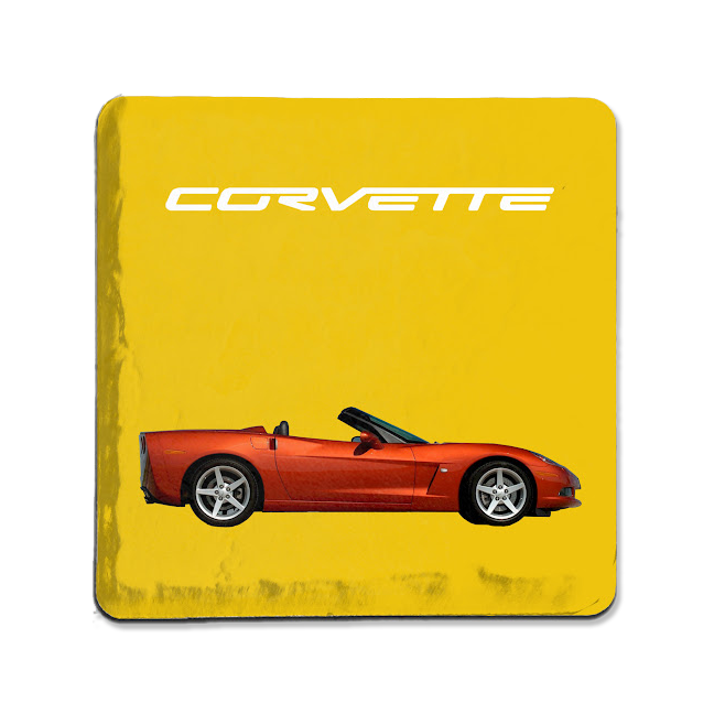 Goldenrod 2000 Corvette Coaster
