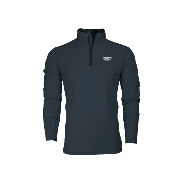 Dark Slate Gray Cadillac Men's Quarter Zip