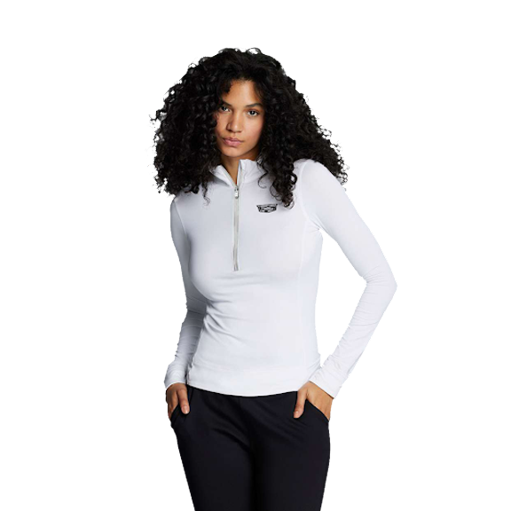 Light Gray Cadillac Women's Quarter Zip