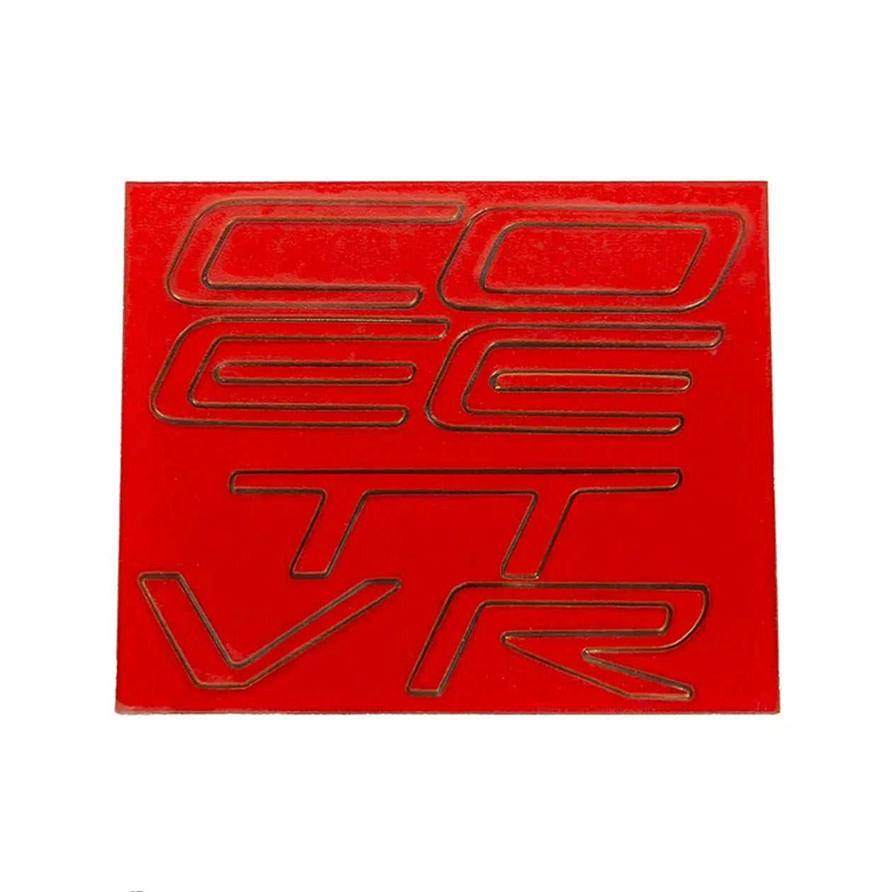 C7 Corvette Acrylic Rear Bumper Letter Kit - Carbon Fiber