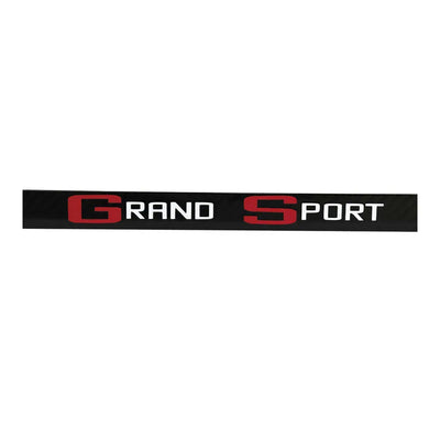 C4 Corvette License Plate Frame - Carbon Fiber Grand Sport Logo