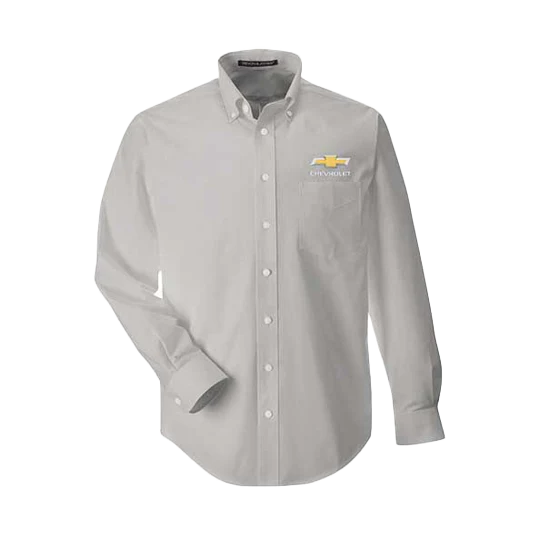 Chevrolet Men's Gold Bowtie Dress Shirt