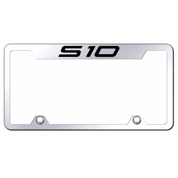 S-10 Steel Truck Cut-Out Frame - Laser Etched Mirrored