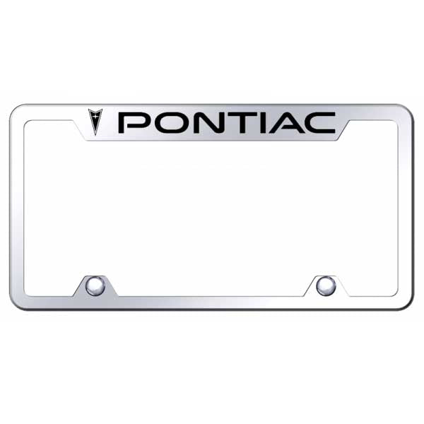 Pontiac Stainless Steel Frame - Laser Etched Gold