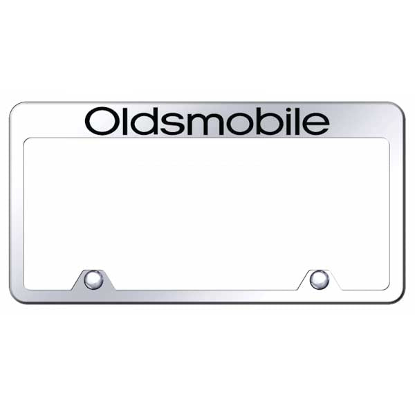 Light Gray Oldsmobile Steel Truck Frame - Laser Etched Mirrored