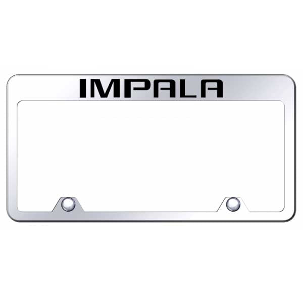 Light Gray Impala Steel Truck Frame - Laser Etched Mirrored