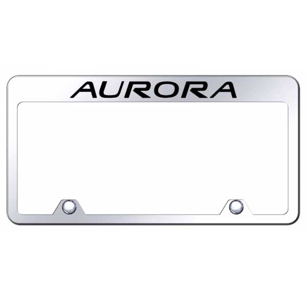 Light Gray Aurora Steel Truck Frame - Laser Etched Mirrored